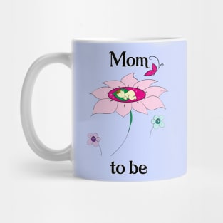 Mom To Be_Pink Flower Mug